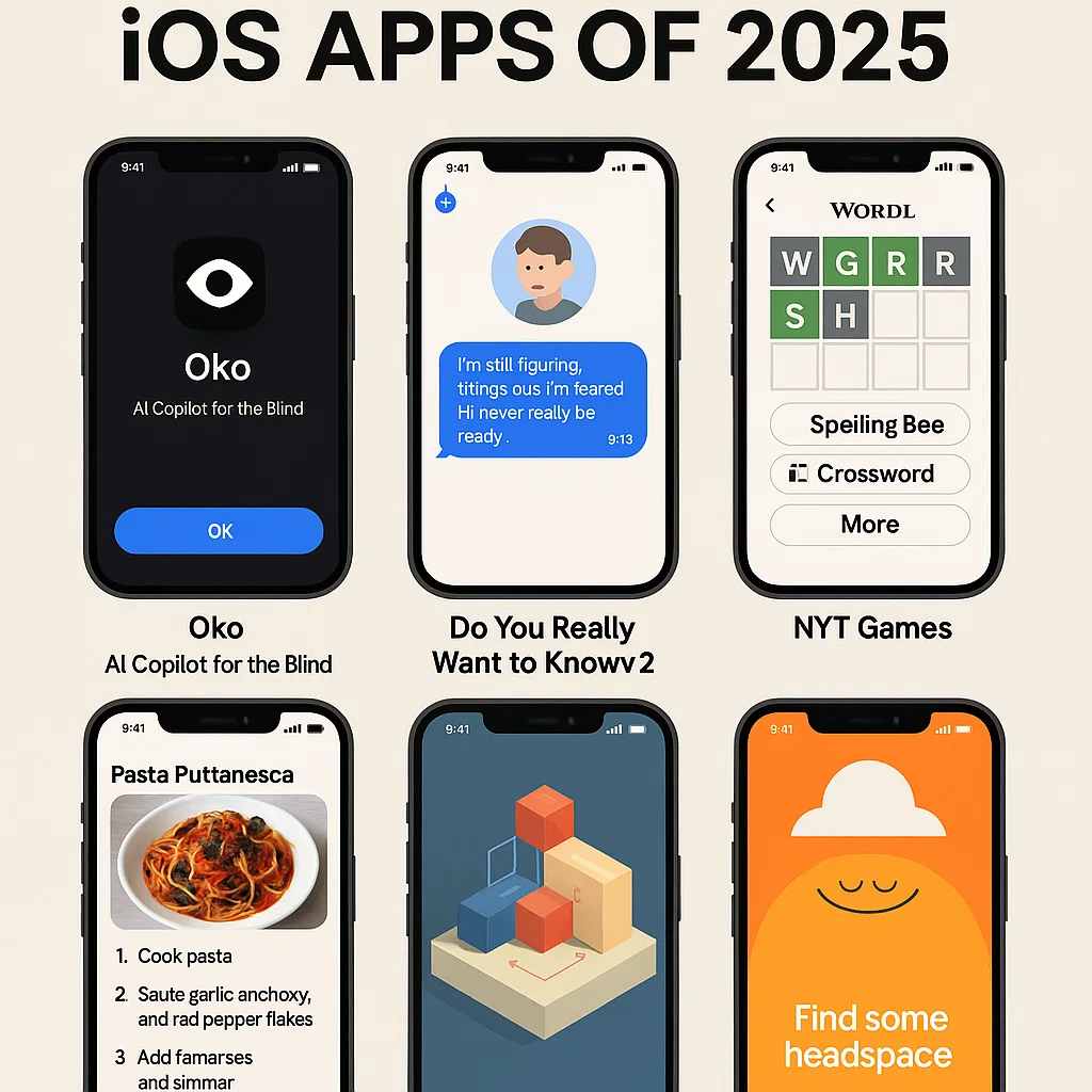 Top 6 Most Beautifully Designed iOS Apps of 2025 Aesthetic Functional